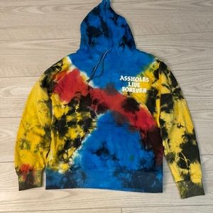 Linda Finegold - Kirill Assholes Live Forever Tie Dye Hoodie - ALF